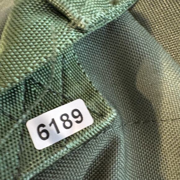 Vintage US Military Nylon Duffel Sea Bag OD Green NSN 8465-01-117-8699 USGI - Picture 9 of 9